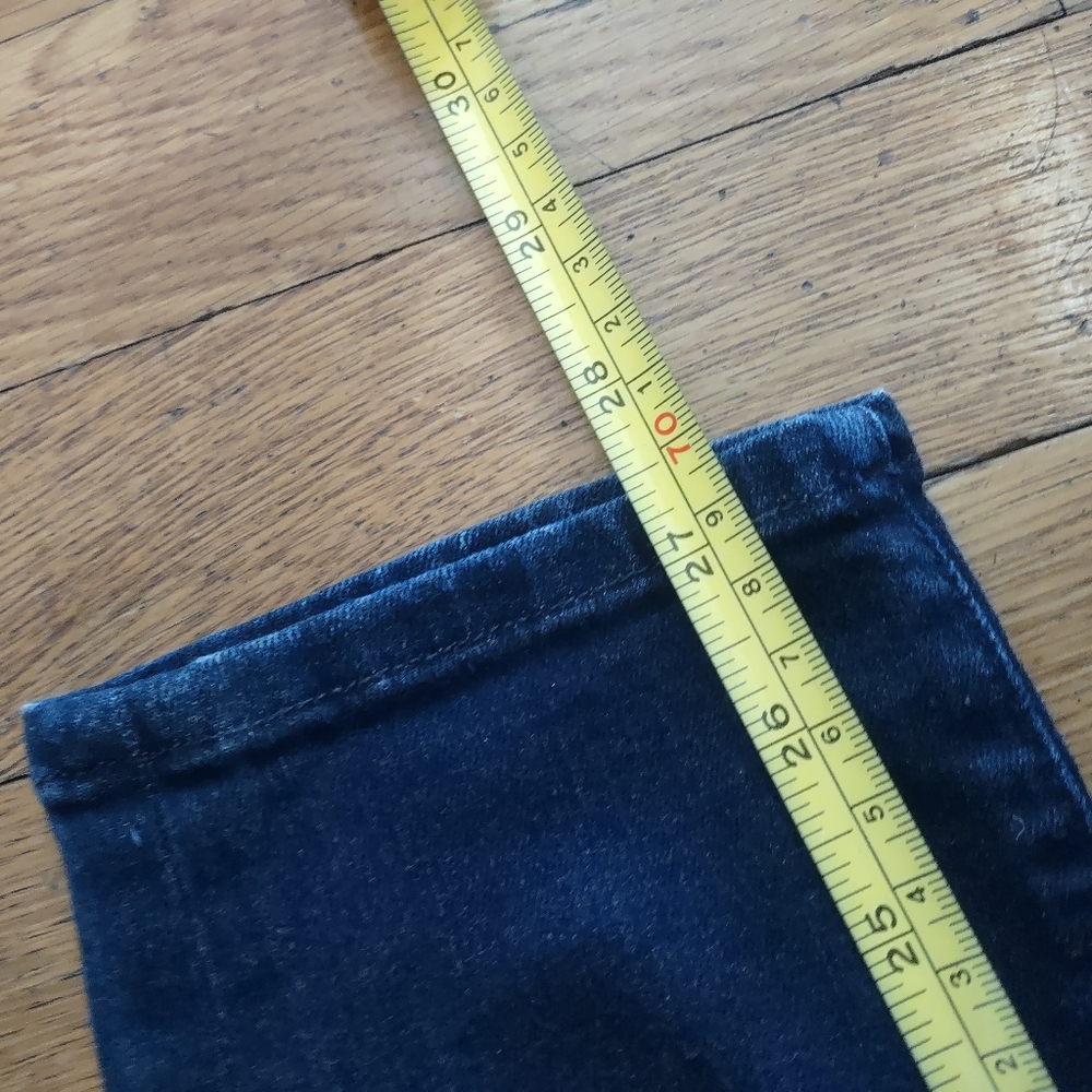 Good American Good Legs Dark Wash Skinny Jeans Size 6/28 High Rise - Picture 6 of 8